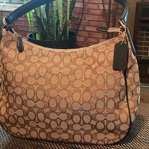 Coach Shoulder Bag, Brown & Tan